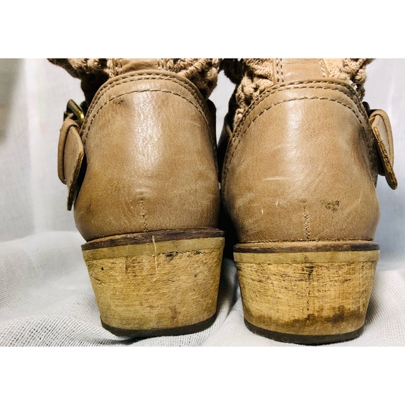 Bare Traps Palena Buckled Crochet Booties in Excellent Condition! - Picture 5 of 16